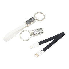 HWE11 - IOS/ANDROID TWO-IN-ONE CABLE KEYCHAIN