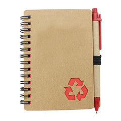 HWOS34 - NOTEBOOK WITH RECYCLING SYMBOL ON COVER