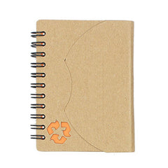 HWOS22 - ECO-FRIENDLY NOTEBOOK WITH CURVED FLAP CLOSURE