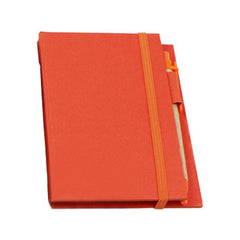 HWOS148 - NOTEBOOK SET WITH ELASTIC BAND CLOSURE AND PET STICKY FLAG PADS