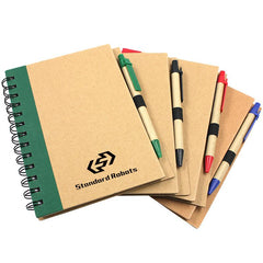 HWOS67 - ECO-FRIENDLY NOTEBOOK WITH COLOURED LEFT MARGIN
