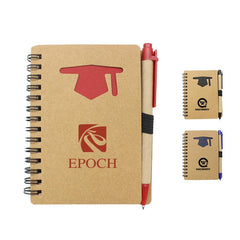 HWOS47 - NOTEBOOK WITH MORTARBOARD DESIGN ON COVER