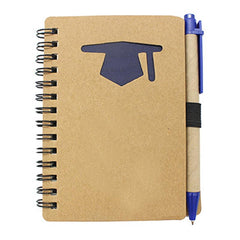 HWOS47 - NOTEBOOK WITH MORTARBOARD DESIGN ON COVER