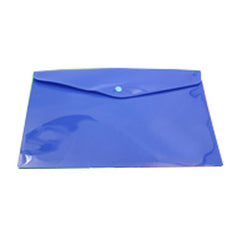 HWOS04 - COLOURED ENVELOPE-STYLE A4 DOCUMENT HOLDER WITH SNAP FASTENER