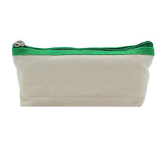 HWOS52 - Canvas Pencil Case With Coloured Zip