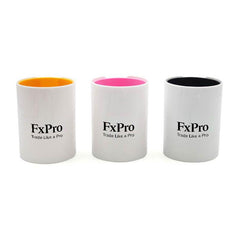 HWOS70 - DUAL-COLOURED ROUND BUSINESS PEN HOLDER