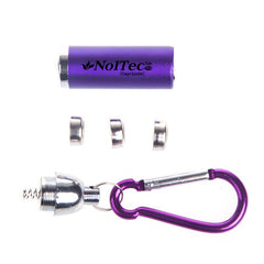HK21 - COLOURED MINI TORCH LIGHT WITH MATCHING CARABINER