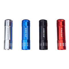 HTL24 - MINI LED TORCH LIGHT WITH SILVER RING DESIGN