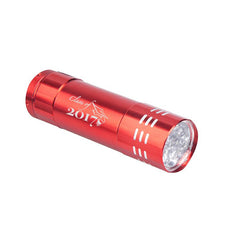 HTL24 - MINI LED TORCH LIGHT WITH SILVER RING DESIGN