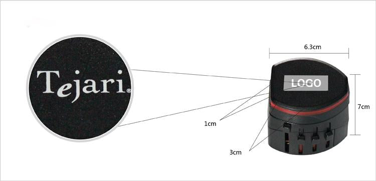UNIVERSAL POWER ADAPTER WITH 4 PLUG TYPES