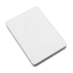 HWPC19 - RECTANGULAR FLIP POCKET MIRROR WITH WHITE ABS COVER