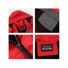HWA76 - Spencer Hooded Zipper Pocket Jacket