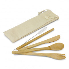 HWH46 - Promotional Bamboo Cutlery Set