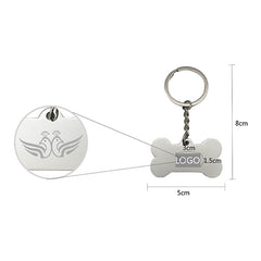 HK05- Bone Shape KeychainSoccer Keychain