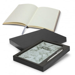 HWOS231 - Marble Notebook and Pen Gift Set