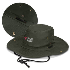 HWA125 - Oilskin Wide Brim Hat
