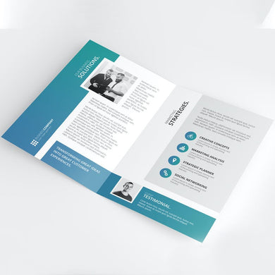 A4 Bifold Brochures by Happyway Promotions
