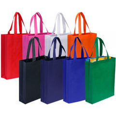 HWB08 - ECO-FRIENDLY NON-WOVEN TRADE SHOW BAG WITH GUSSET