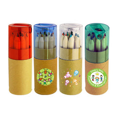 HW153-Eco Cardboard Colouring Pencils Set