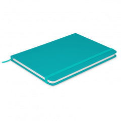 HWOS157 - A5 NOTEBOOK WITH ELASTIC BAND AND RIBBON BOOKMARK