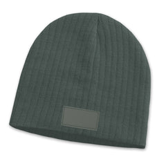 HWA126 - Nebraska Cable Knit Beanie with Patch