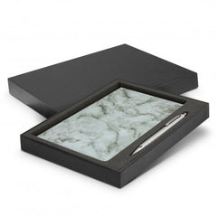 HWOS231 - Marble Notebook and Pen Gift Set