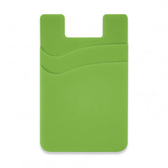 HWE147 - Dual Silicone Phone Wallet - Full Colour
