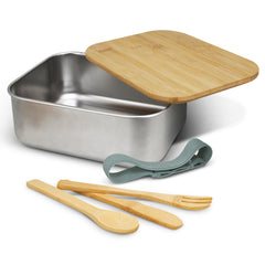 HWH45 - Stainless Steel Lunch Box with Cutlery