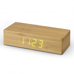 HWE157 - Bamboo Wireless Charging Clock