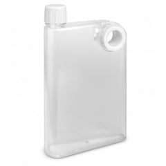 HWD80 - 400ML FROSTED ACCENT NOTEBOOK SHAPED DRINK BOTTLE