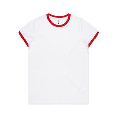 HWA34 - Branded AS Colour Womens Ringer Tee