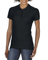 HWA09 - Branded Womens Softstyle Double Pique Polo