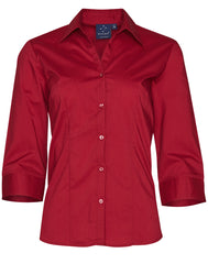 HWA97 - Women's Teflon Executive 3/4 Sleeve Shirt
