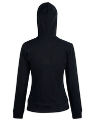 HWA71 - Women's Full Zip Contrast Bonded Fleece Hoodie