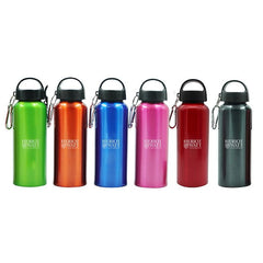 HWD05 - 500ML MARSEILLE ALUMINUM BOTTLE WITH HANDLE AND CLIP