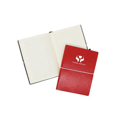 HWOS170 - PU BUSINESS NOTEBOOK WITH ELASTIC BAND