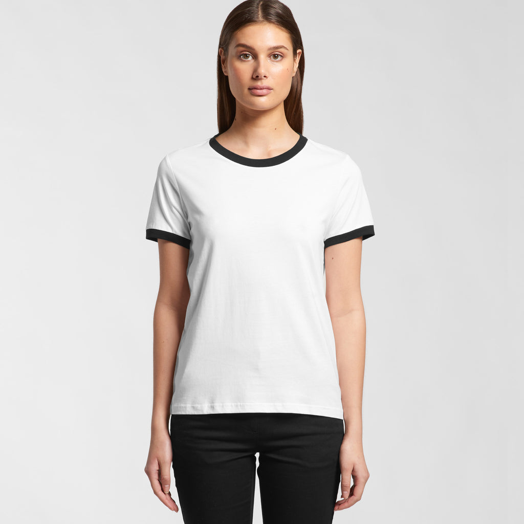 Hum Ringer Shirt Women's Ringer Tee | Customised T-Shirts | HappyWay
