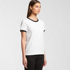 HWA34 - Branded AS Colour Womens Ringer Tee