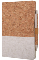 HWOS129 - A5 SIZE CORK LINED COVER AND PEN SET
